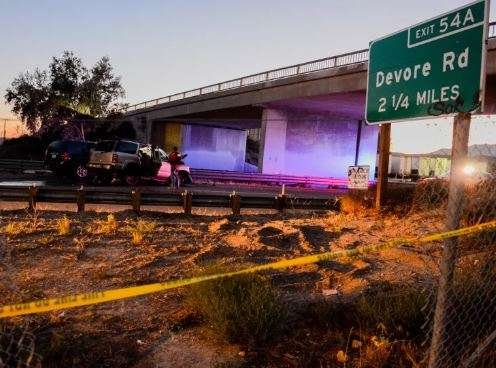 High-Speed Chase Tragedy: Suspect Pursuit Ends in Death on 215 Freeway in San Bernardino