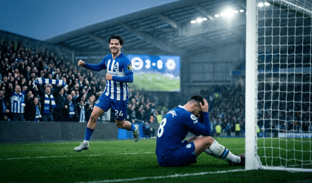 Brighton 3-0 Chelsea | Five Defeats and Zero Goals as Rosenior Faces the Sack