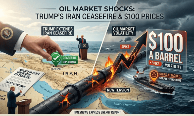 Oil Prices Hit 0 | Trump Extends Iran Ceasefire Amid New Tension