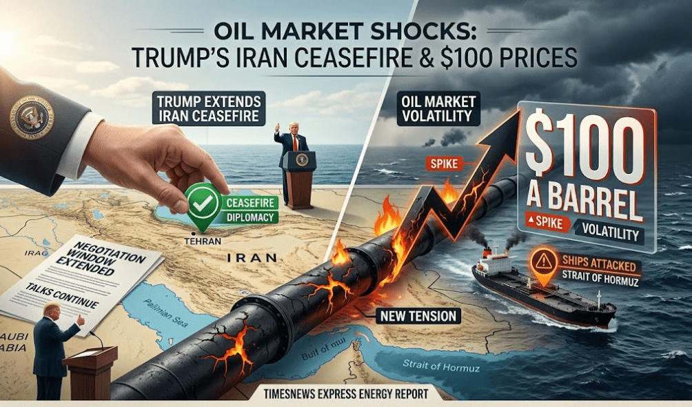 Oil Prices Hit 0 | Trump Extends Iran Ceasefire Amid New Tension