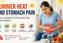 Summer Heat and Stomach Pain | Causes, Symptoms and Easy Prevention Tips
