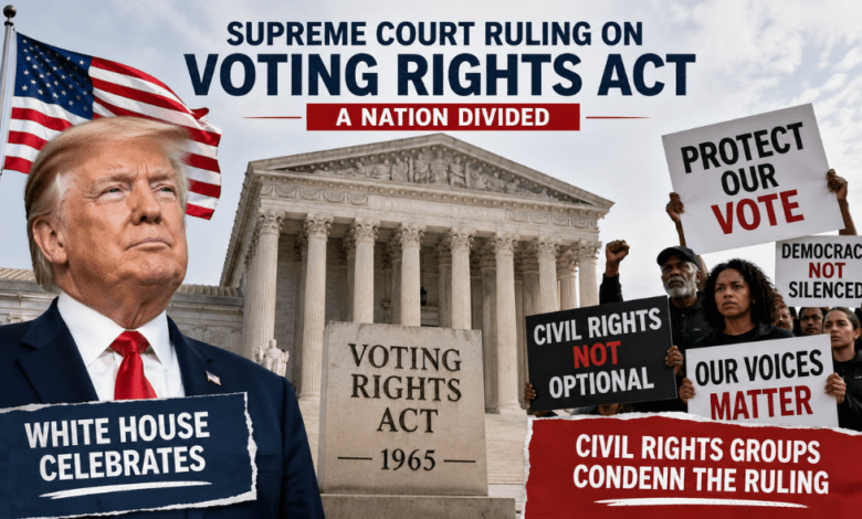 Supreme Court Voting Rights Ruling Sparks Hope, Fear and Political Divide in the US