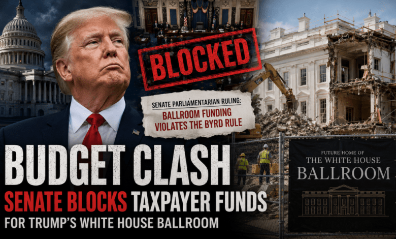 Budget Clash – Senate Blocks Taxpayer Funds for Trump’s White House Ballroom