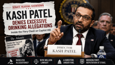 Kash Patel Denies Excessive Drinking Allegations – Inside the Fiery Senate Hearing Kash Patel Denies Excessive Drinking Allegations – Inside the Fiery Senate Hearing