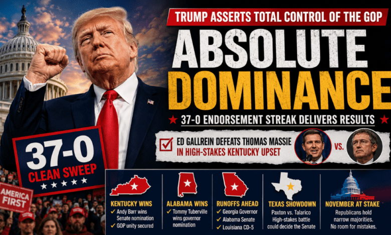 Republican Midterm Risks – Trump’s Absolute Grip on the GOP Primaries