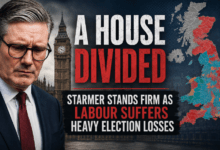 A House Divided – Starmer Stands Firm as Labour Suffers Heavy Election Losses