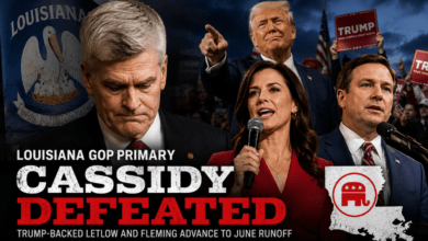 Trump-Backed Challengers Oust Senator Bill Cassidy in Louisiana Primary Trump-Backed Challengers Oust Senator Bill Cassidy in Louisiana Primary