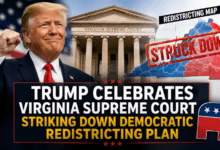 Trump Celebrates Virginia Supreme Court Striking Down Redistricting Map