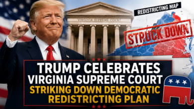 Trump Celebrates Virginia Supreme Court Striking Down Redistricting Map