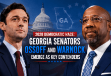 2028 Democratic Race – Ossoff and Warnock Gain Momentum