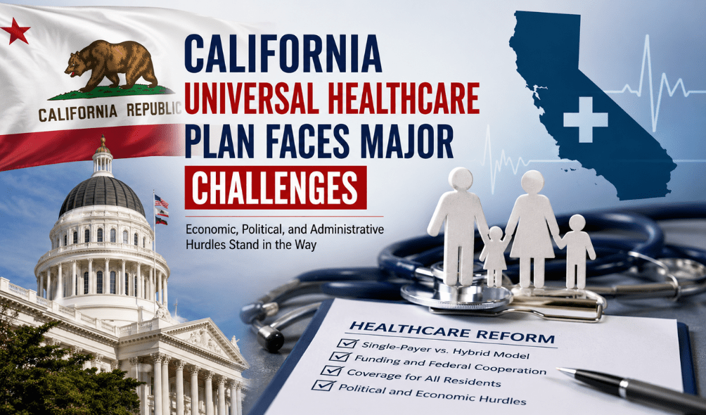 California Universal Healthcare Plan Faces Major Economic and Political Challenges, New Report Finds California Universal Healthcare Plan Faces Major Economic and Political Challenges, New Report Finds