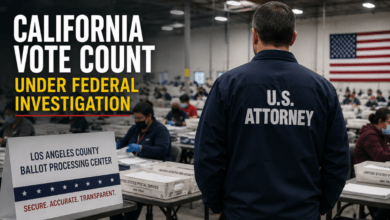 Tensions Flare as Federal Probe Targets California’s Slow Vote Count Tensions Flare as Federal Probe Targets California’s Slow Vote Count