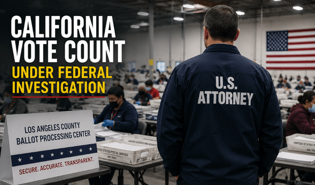 Tensions Flare as Federal Probe Targets California’s Slow Vote Count Tensions Flare as Federal Probe Targets California’s Slow Vote Count