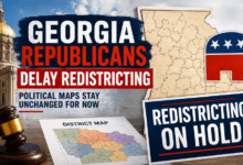 Georgia Republicans Delay Redistricting Effort, Leaving Political Maps Unchanged for Now