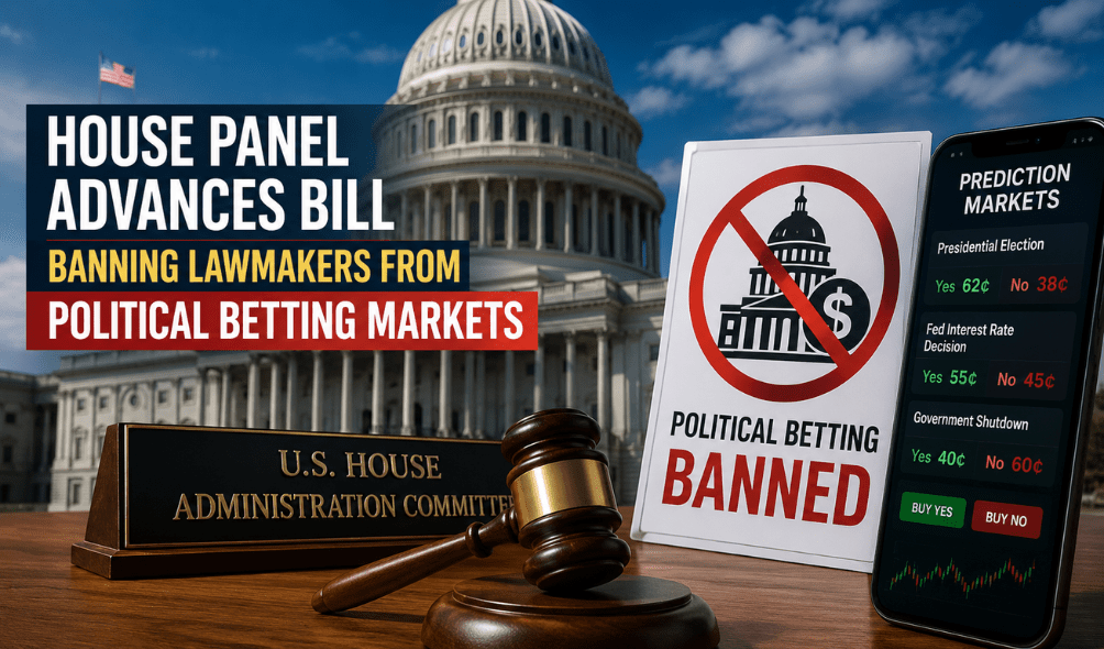 House Republicans Advance Bill to Ban Lawmakers From Political Prediction Markets
