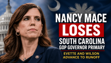 Nancy Mace Loses South Carolina GOP Governor Primary as Trump-Backed Pamela Evette Advances