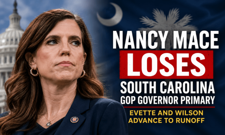 Nancy Mace Loses South Carolina GOP Governor Primary as Trump-Backed Pamela Evette Advances