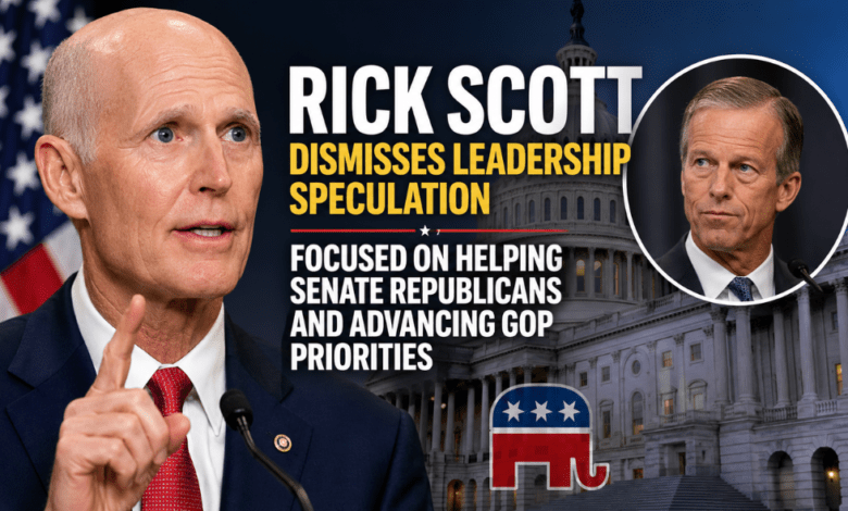 Rick Scott Rejects Senate GOP Leadership Rumors