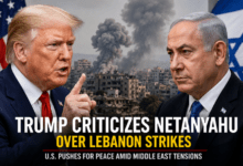 Trump Criticizes Netanyahu Over Lebanon Strikes Amid Push for Regional Peace