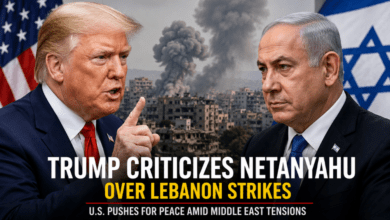 Trump Criticizes Netanyahu Over Lebanon Strikes Amid Push for Regional Peace Trump Criticizes Netanyahu Over Lebanon Strikes Amid Push for Regional Peace