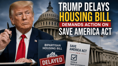 Trump Delays Housing Bill Signing Over SAVE America Act Demand