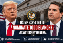 Trump Expected to Nominate Todd Blanche as Attorney General, Setting Up Key Senate Battle
