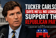 Tucker Carlson Says He Will No Longer Support Republican Party Ahead of Midterms