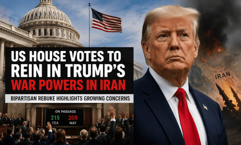 US House Votes to Limit Trump’s Iran War Powers as Bipartisan Concerns Grow