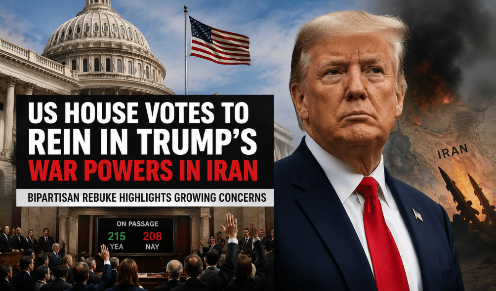 US House Votes to Limit Trump’s Iran War Powers as Bipartisan Concerns Grow