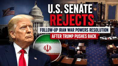 US Senate Rejects Iran War Powers Resolution After Trump Pressure