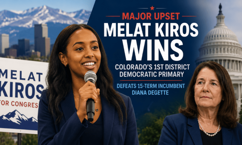 Melat Kiros Defeats Diana DeGette in Colorado Primary