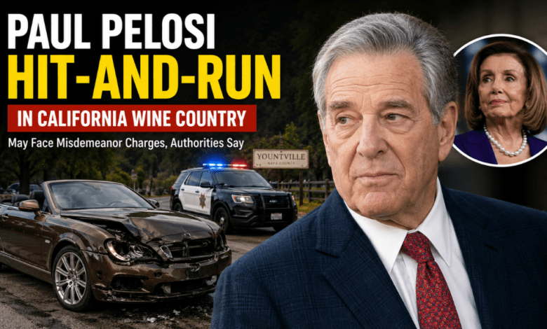 Paul Pelosi Faces Possible Hit-and-Run Charge in California