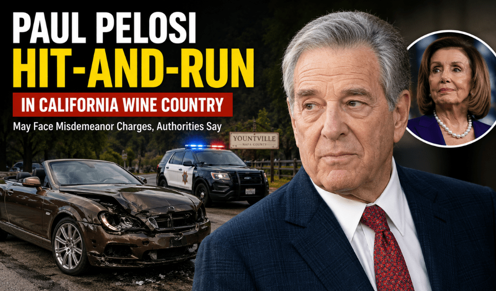Paul Pelosi Faces Possible Hit-and-Run Charge in California Paul Pelosi Faces Possible Hit-and-Run Charge in California