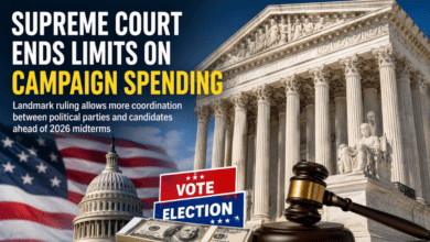 Supreme Court Ends Limits on Campaign Spending