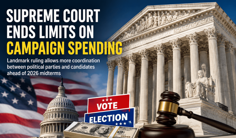 Supreme Court Ends Limits on Campaign Spending