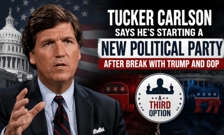 Tucker Carlson Plans New Political Party After Trump Rift