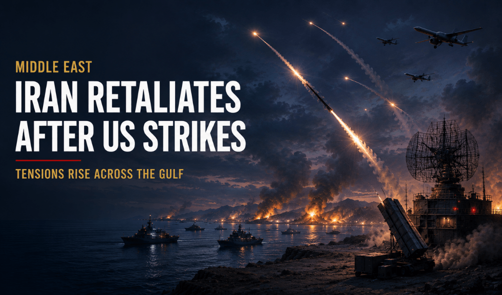 Iran retaliates after US strikes as Middle East tensions rise across the Gulf Iran retaliates after US strikes as Middle East tensions rise across the Gulf