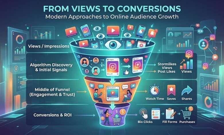 From Views to Conversions: Modern Approaches to Online Audience Growth From Views to Conversions: Modern Approaches to Online Audience Growth